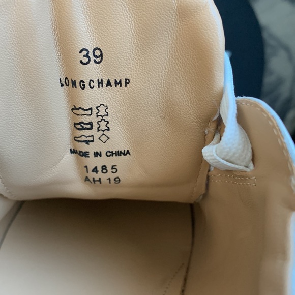 *HOST PICK*  Longchamp White Leather Sneakers - Picture 12 of 14